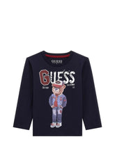 GUESS 1 USCITA Guess Ls T-Shirt Kid Bimbo - Blu Blu